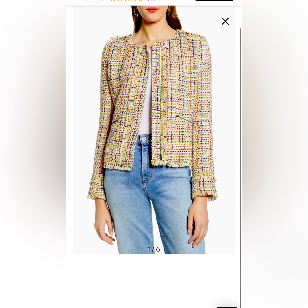 Halogen Multicolor Tweed Jacket! - image 1